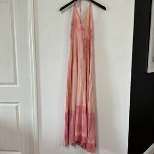 Peach / Light Pink Maxi Sundress